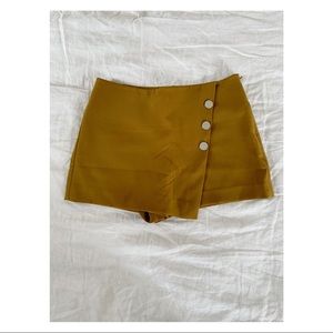 Mustard Yellow Skort